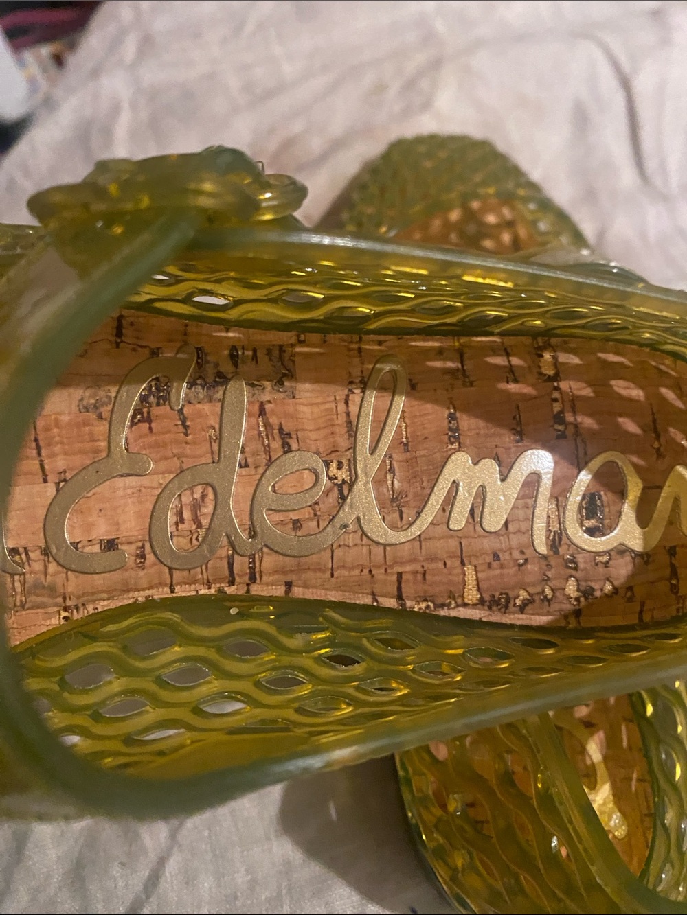 Sam Edelman Green Limo Jelly Mary Jane Flats - Picture 3 of 5